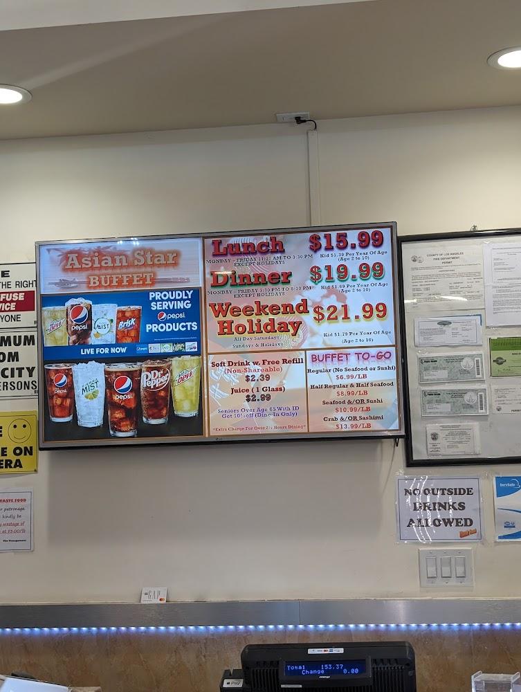 Asian Star Buffet Menu image 3